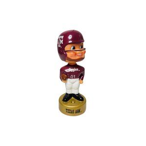 Gemmy Texas A&M Aggies Bobblehead Football Player Plays Music Works